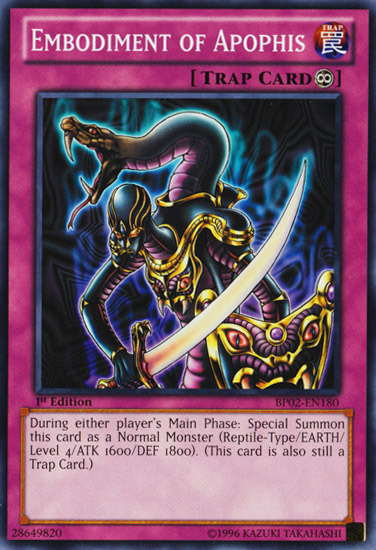 Embodiment of Apophis [BP02-EN180] Mosaic Rare | Card Merchant Takapuna