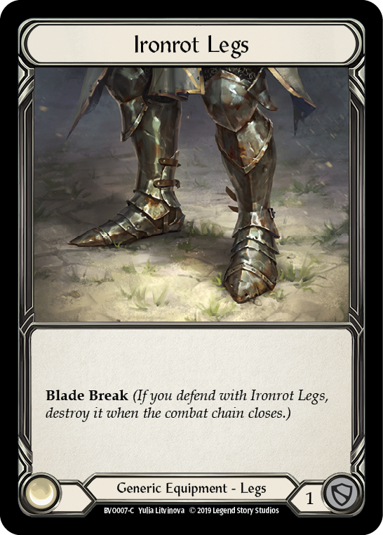 Ironrot Legs [BVO007-C] (Bravo Hero Deck)  1st Edition Normal | Card Merchant Takapuna