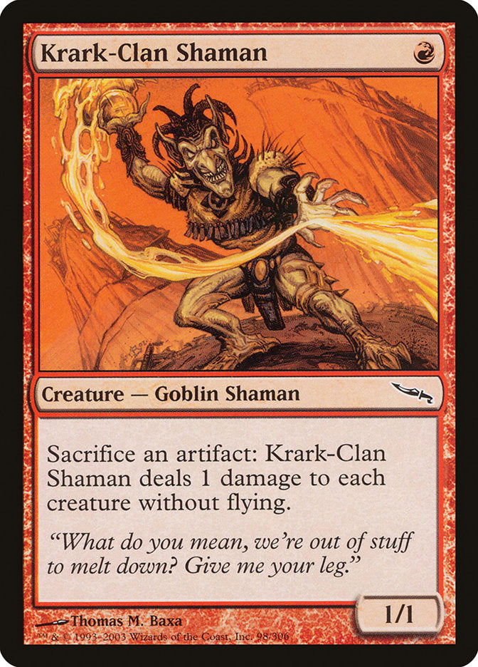 Krark-Clan Shaman [Mirrodin] | Card Merchant Takapuna