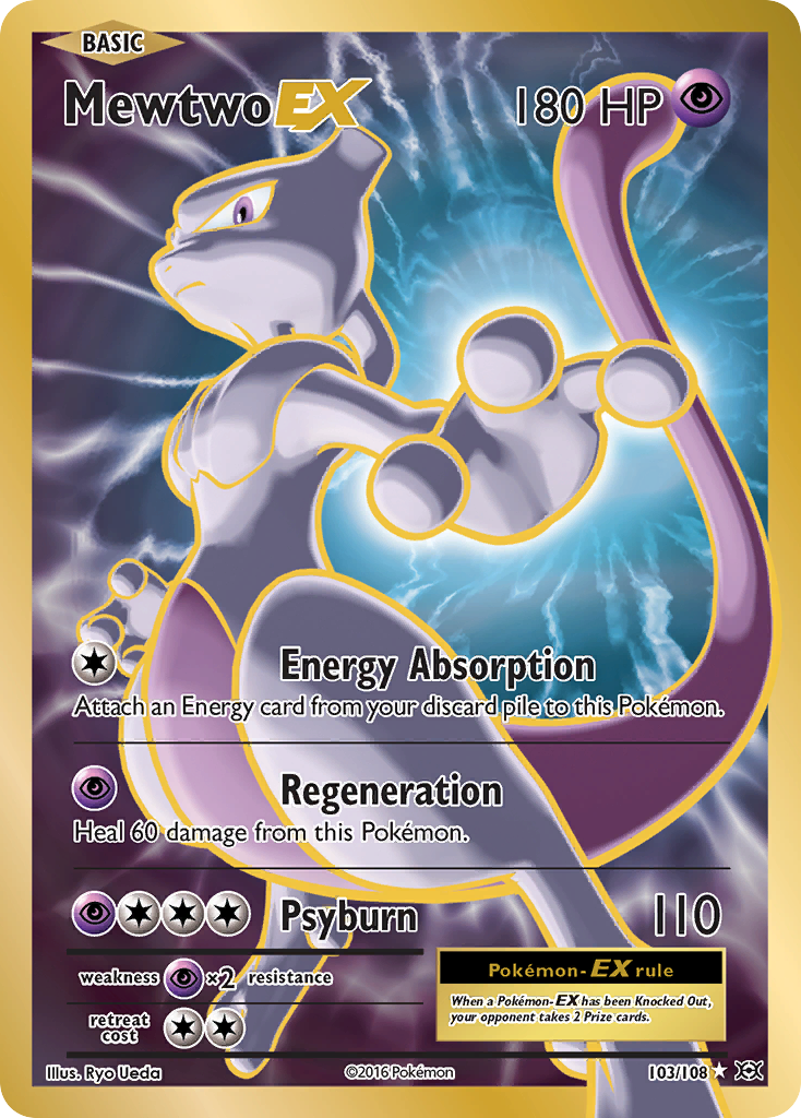 Mewtwo EX (103/108) [XY: Evolutions] | Card Merchant Takapuna