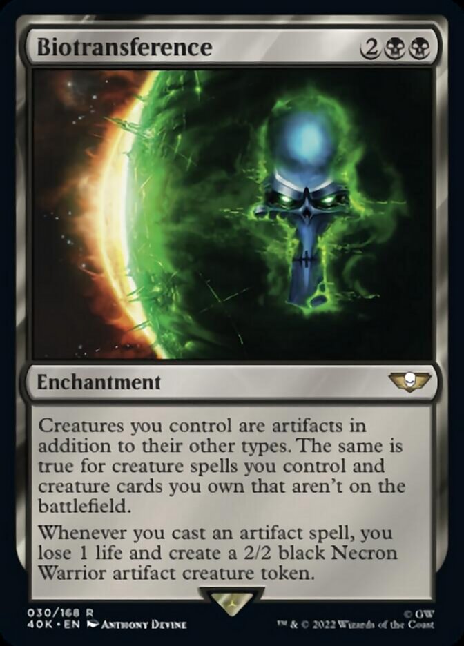 Biotransference (Surge Foil) [Warhammer 40,000] | Card Merchant Takapuna