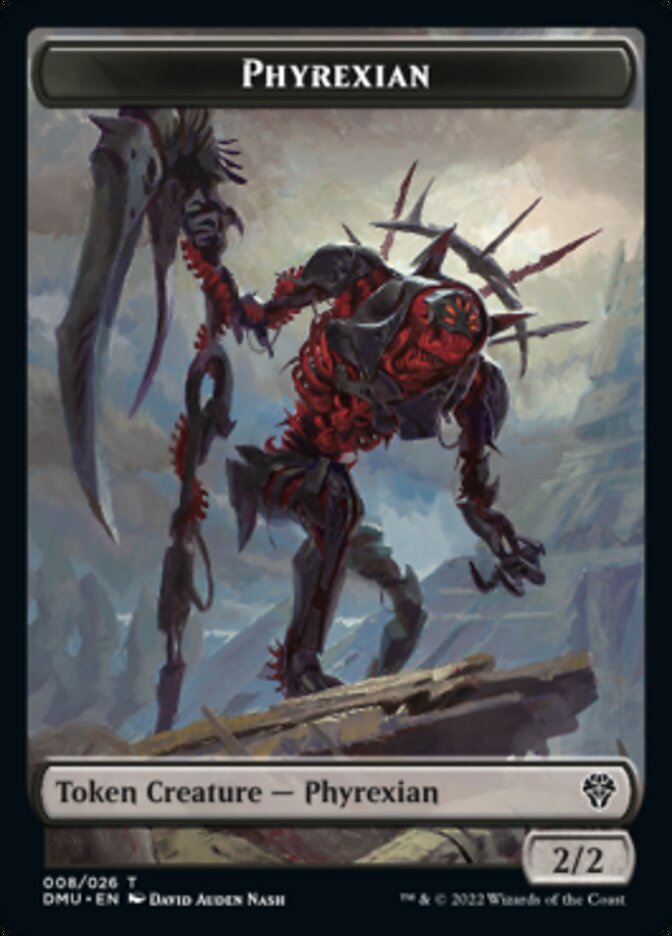 Phyrexian Token [Dominaria United Tokens] | Card Merchant Takapuna