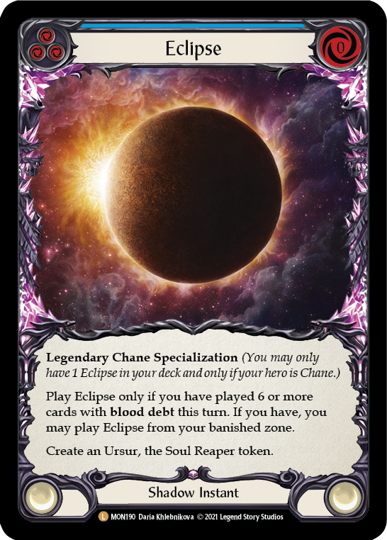 Eclipse [MON190-CF] (Monarch)  1st Edition Cold Foil | Card Merchant Takapuna