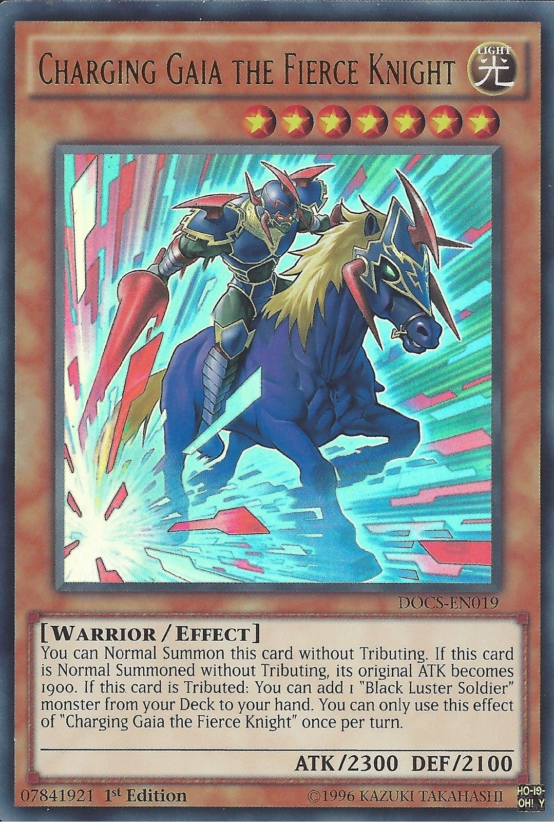 Charging Gaia the Fierce Knight [DOCS-EN019] Ultra Rare | Card Merchant Takapuna