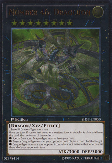 Number 46: Dragluon (UTR) [SHSP-EN050] Ultimate Rare | Card Merchant Takapuna