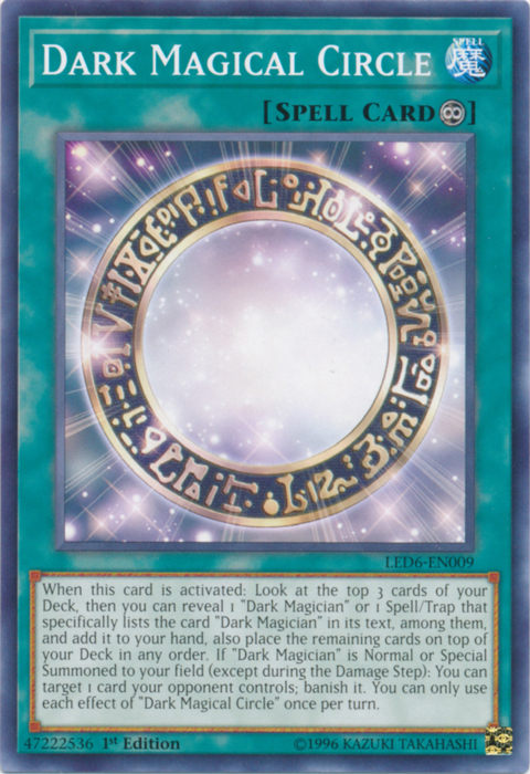 Dark Magical Circle [LED6-EN009] Common | Card Merchant Takapuna