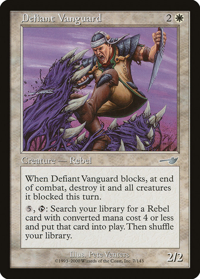 Defiant Vanguard [Nemesis] | Card Merchant Takapuna