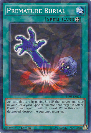 Premature Burial [BP03-EN136] Shatterfoil Rare | Card Merchant Takapuna