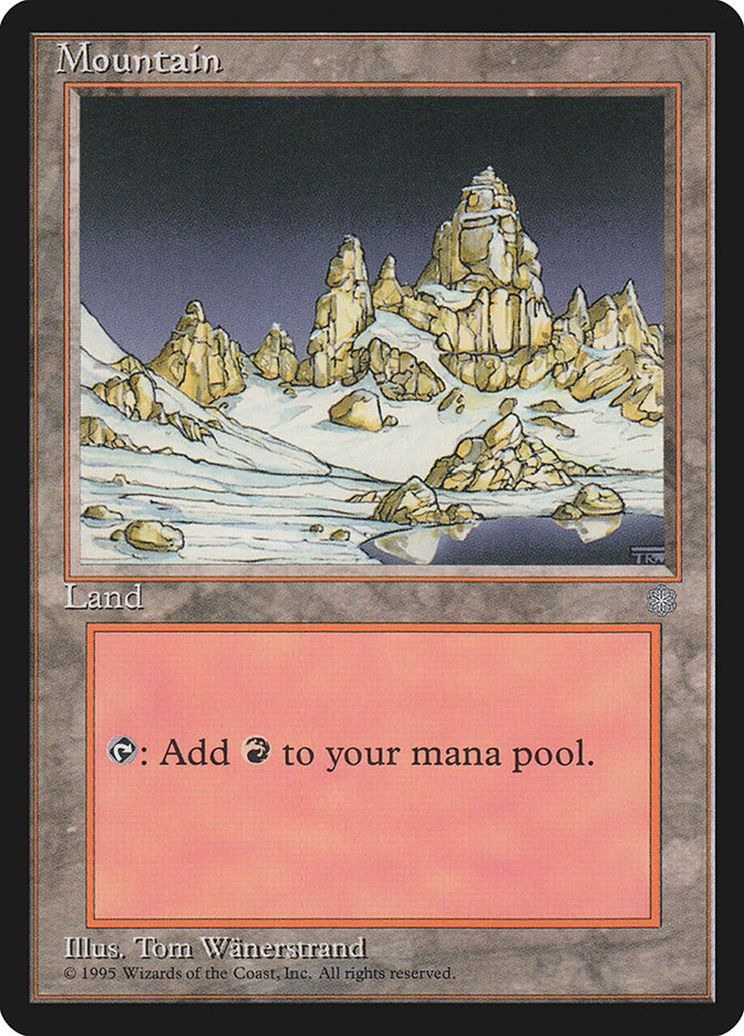 Mountain (No Trees / Signature on Right) [Ice Age] | Card Merchant Takapuna