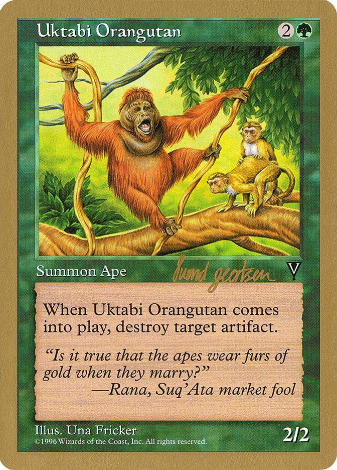 Uktabi Orangutan (Svend Geertsen) (SB) [World Championship Decks 1997] | Card Merchant Takapuna