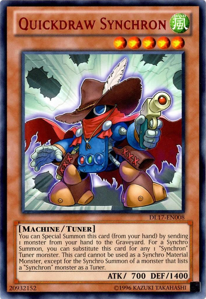 Quickdraw Synchron (Red) [DL17-EN008] Rare | Card Merchant Takapuna