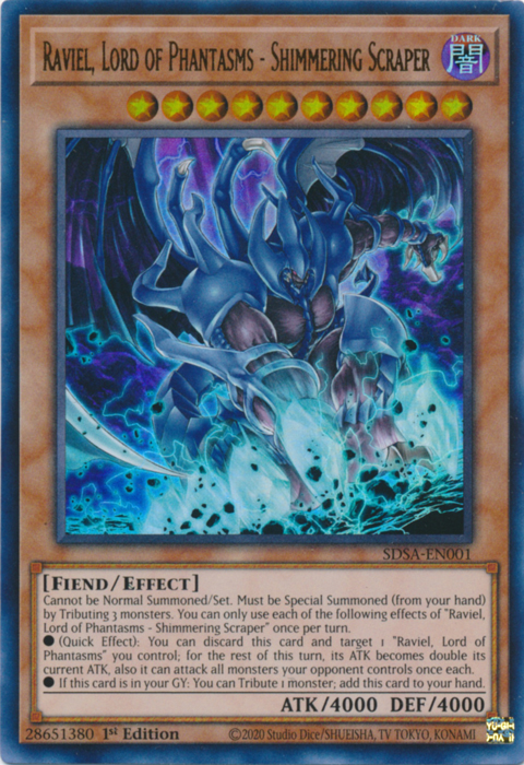 Raviel, Lord of Phantasms - Shimmering Scraper [SDSA-EN001] Ultra Rare | Card Merchant Takapuna