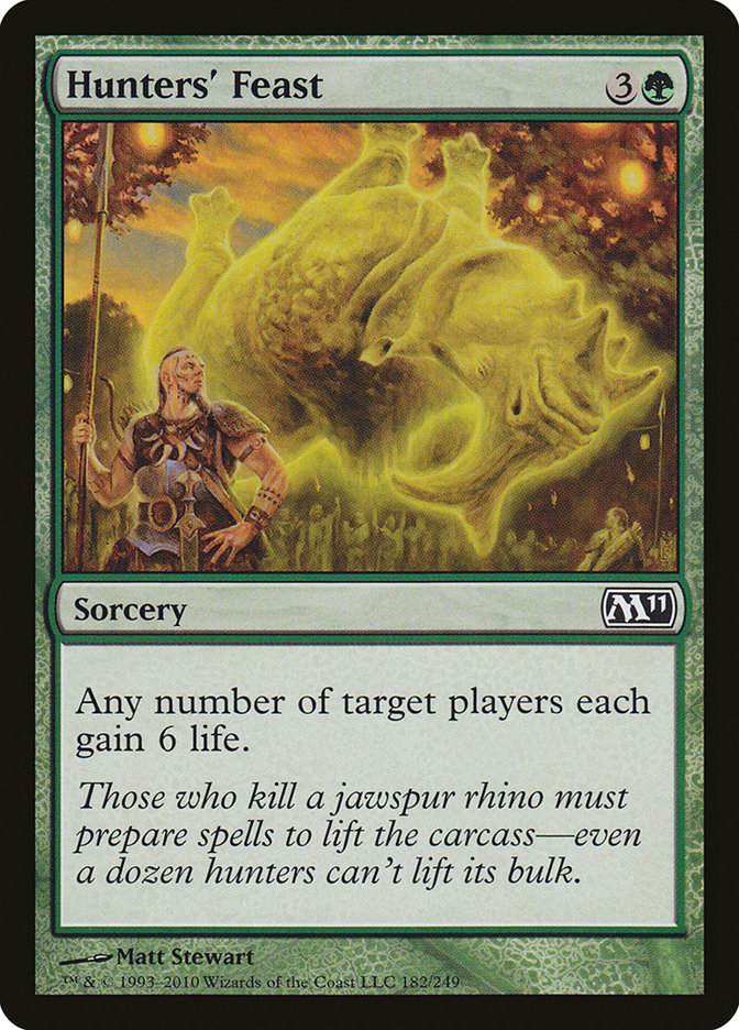 Hunters' Feast [Magic 2011] | Card Merchant Takapuna