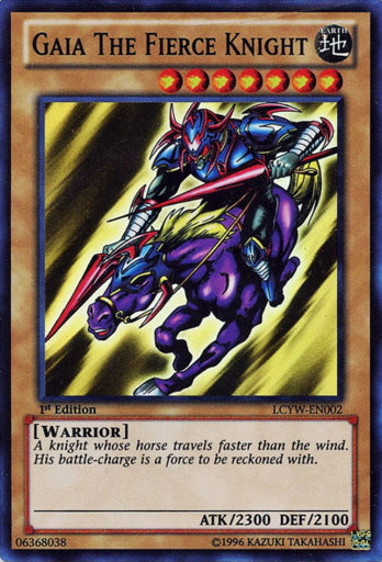 Gaia The Fierce Knight [LCYW-EN002] Super Rare | Card Merchant Takapuna