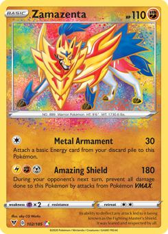 Zamazenta (102/185) [Sword & Shield: Vivid Voltage] | Card Merchant Takapuna