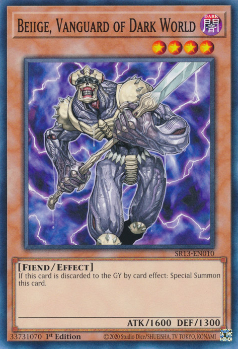 Beiige, Vanguard of Dark World [SR13-EN010] Common | Card Merchant Takapuna