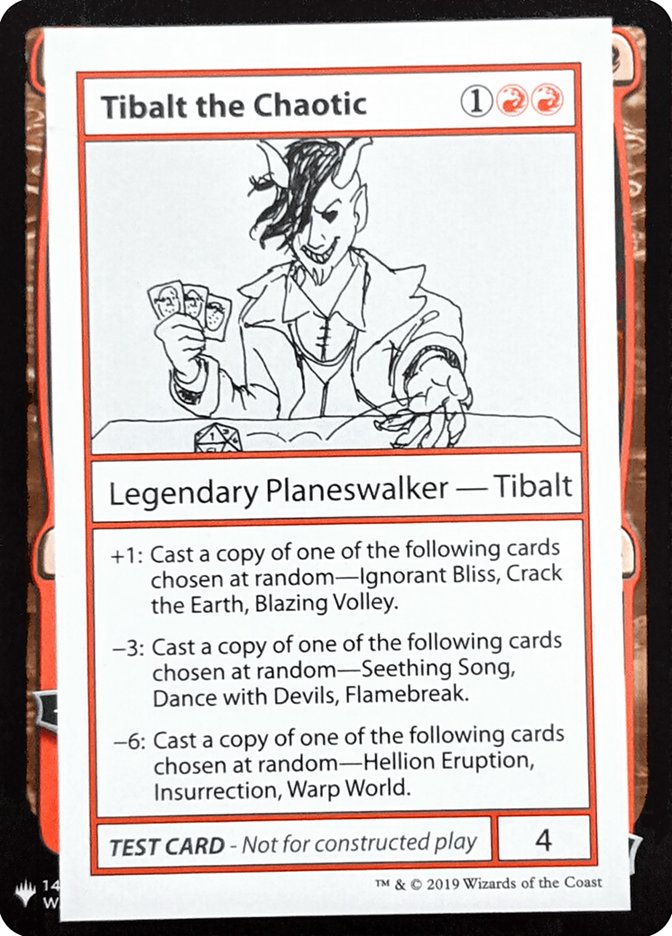 Tibalt the Chaotic [Mystery Booster Playtest Cards] | Card Merchant Takapuna