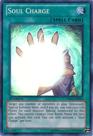 Soul Charge [DRLG-EN014] Super Rare | Card Merchant Takapuna