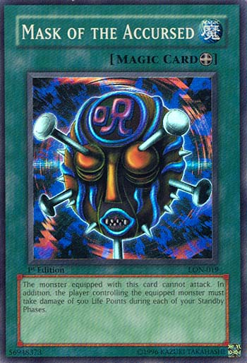 Mask of the Accursed [LON-019] Super Rare | Card Merchant Takapuna