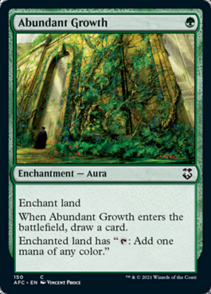 Abundant Growth [Dungeons & Dragons: Adventures in the Forgotten Realms Commander] | Card Merchant Takapuna