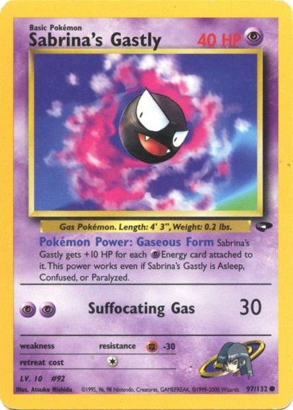 Sabrina's Gastly (97/132) [Gym Challenge Unlimited] | Card Merchant Takapuna