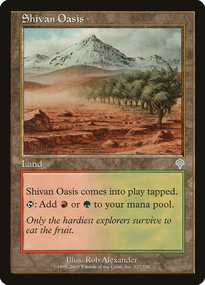 Shivan Oasis [Invasion] | Card Merchant Takapuna