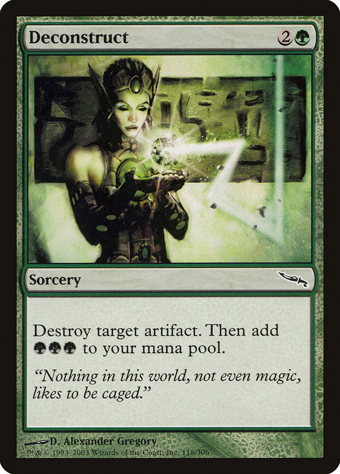 Deconstruct [Mirrodin] | Card Merchant Takapuna