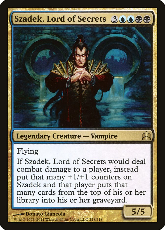 Szadek, Lord of Secrets [Commander 2011] | Card Merchant Takapuna