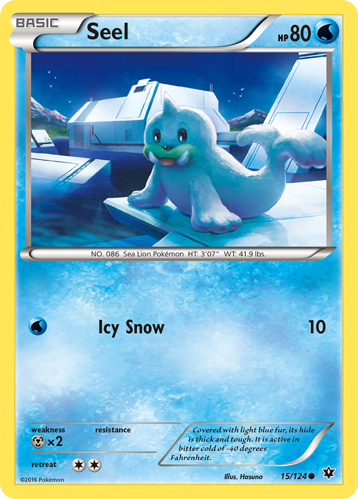 Seel (15/124) [XY: Fates Collide] | Card Merchant Takapuna