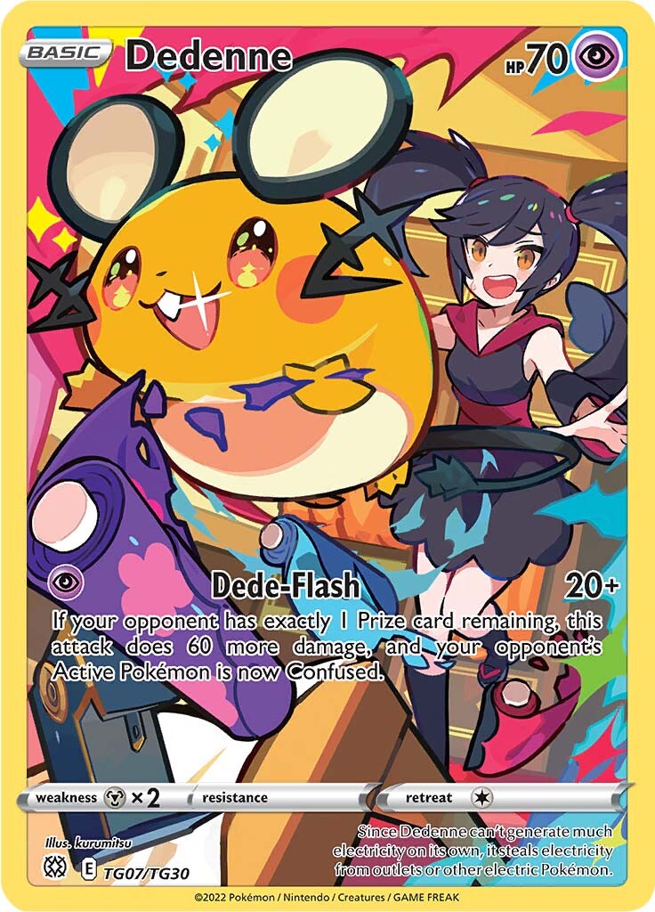 Dedenne (TG07/TG30) [Sword & Shield: Brilliant Stars] | Card Merchant Takapuna