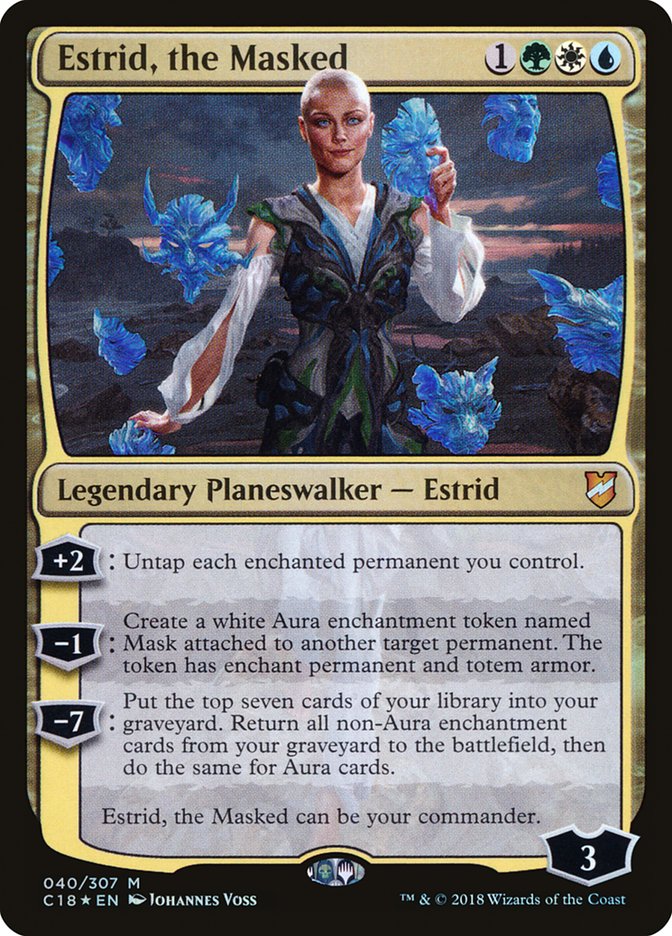 Estrid, the Masked [Commander 2018] | Card Merchant Takapuna