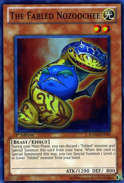 The Fabled Nozoochee [HA04-EN010] Super Rare | Card Merchant Takapuna