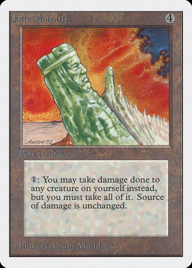 Jade Monolith [Unlimited Edition] | Card Merchant Takapuna