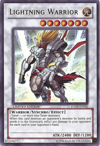 Lightning Warrior [JUMP-EN046] Ultra Rare | Card Merchant Takapuna