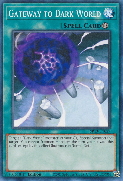 Gateway to Dark World [SR13-EN029] Common | Card Merchant Takapuna