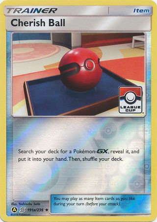 Cherish Ball (191a/236) (League Promo) [Sun & Moon: Unified Minds] | Card Merchant Takapuna