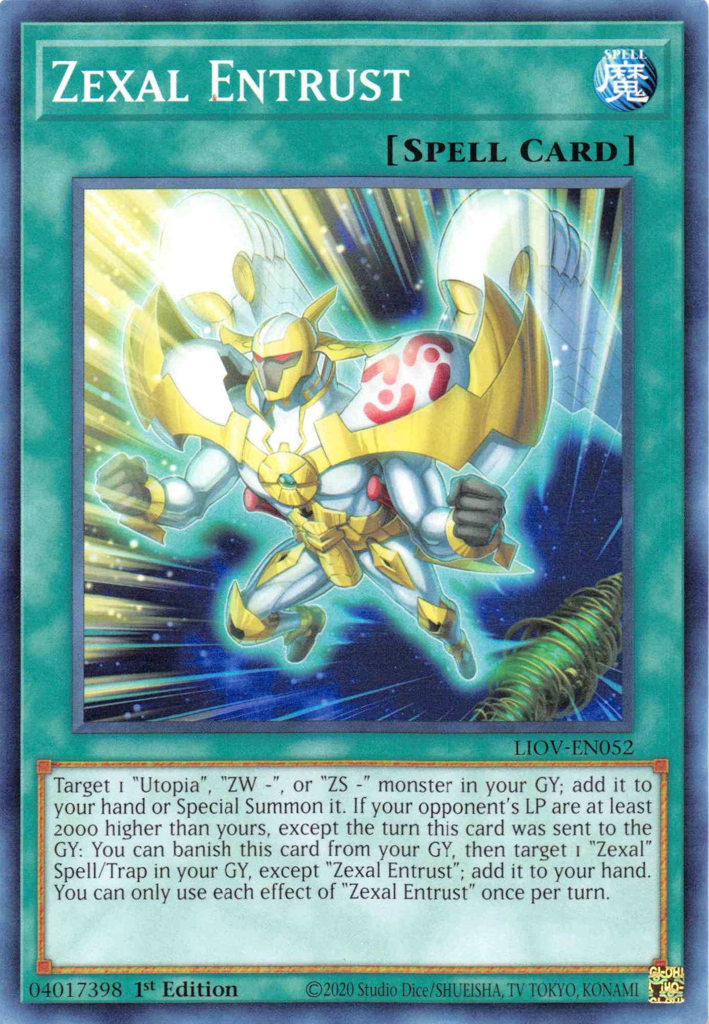 Zexal Entrust [LIOV-EN052] Common | Card Merchant Takapuna