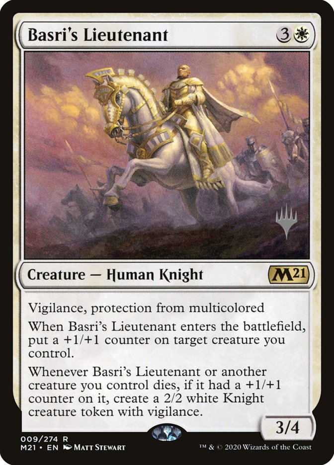 Basri's Lieutenant (Promo Pack) [Core Set 2021 Promos] | Card Merchant Takapuna