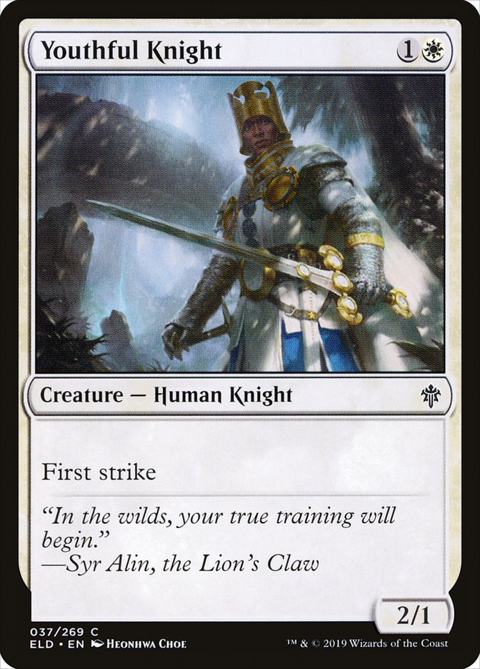 Youthful Knight [Throne of Eldraine] | Card Merchant Takapuna