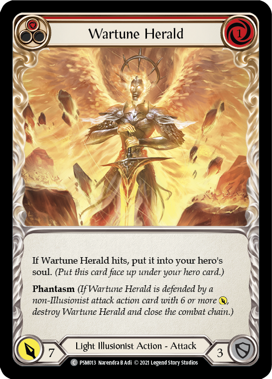 Wartune Herald (Red) [PSM013] (Monarch Prism Blitz Deck) | Card Merchant Takapuna