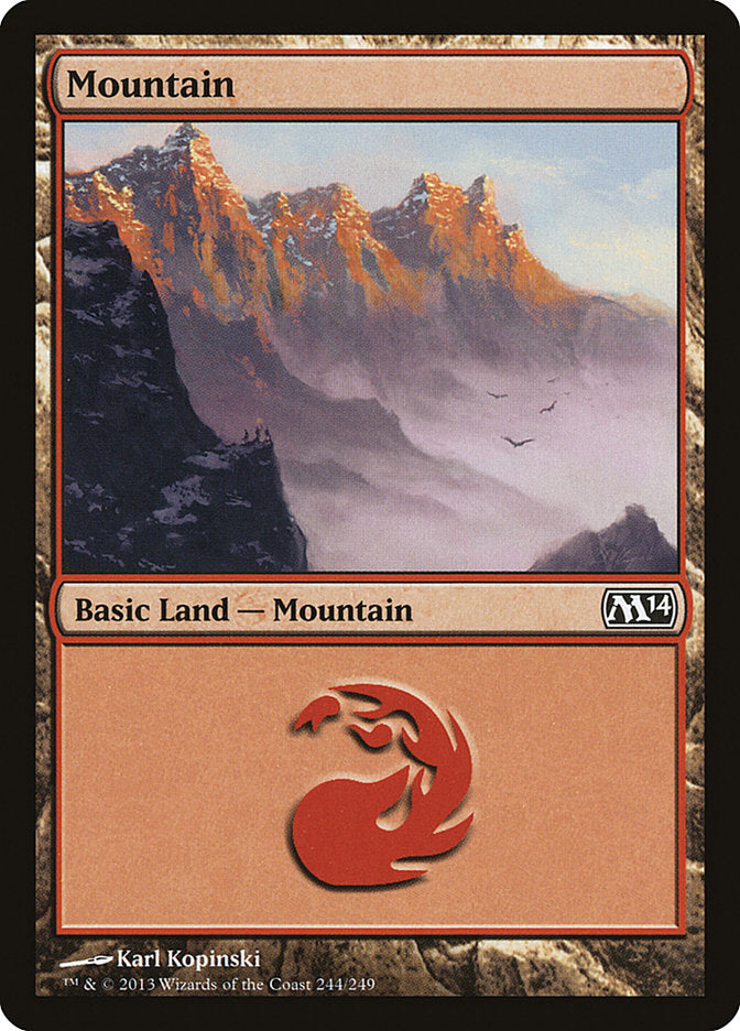 Mountain (244) [Magic 2014] | Card Merchant Takapuna