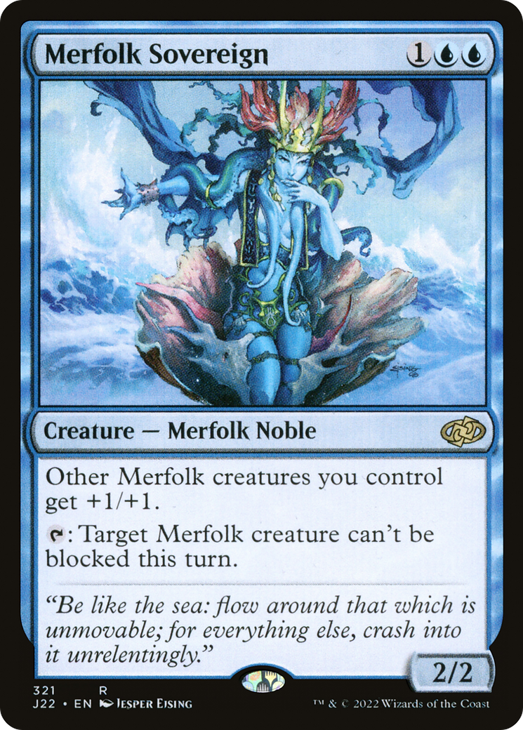 Merfolk Sovereign [Jumpstart 2022] | Card Merchant Takapuna