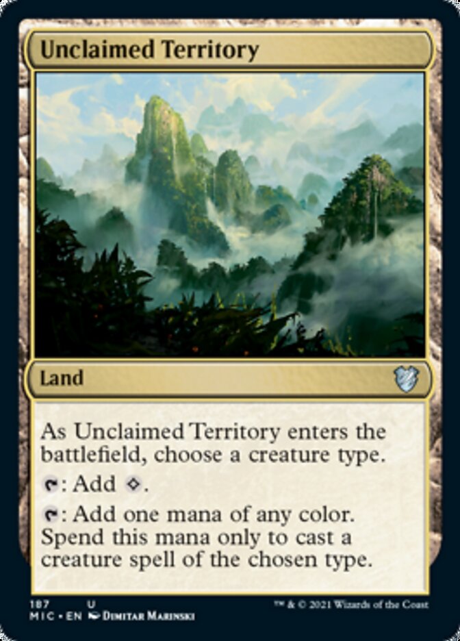 Unclaimed Territory [Innistrad: Midnight Hunt Commander] | Card Merchant Takapuna