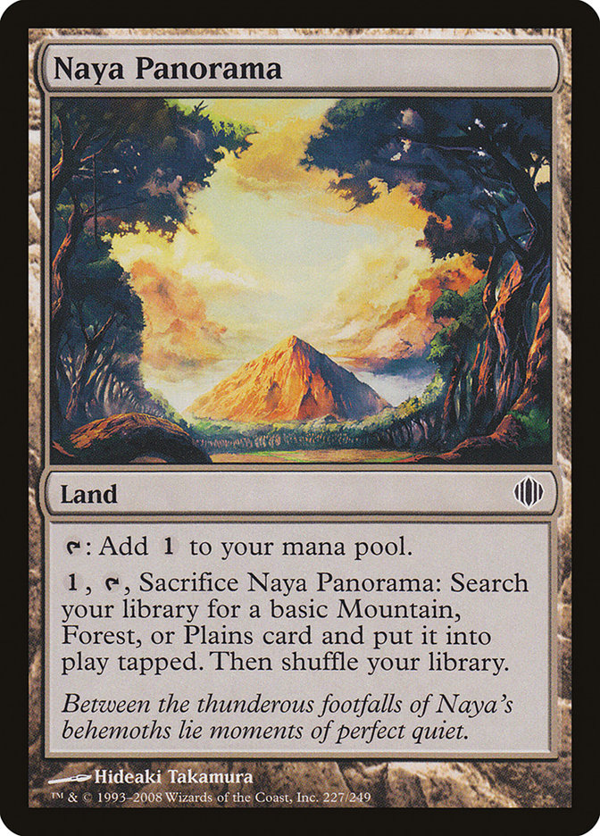 Naya Panorama [Shards of Alara] | Card Merchant Takapuna