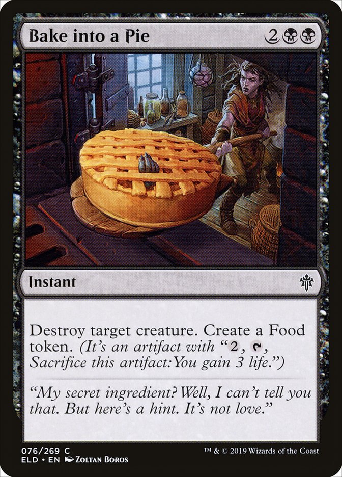 Bake into a Pie [Throne of Eldraine] | Card Merchant Takapuna