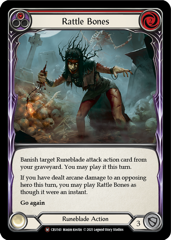 Rattle Bones [U-CRU143] (Crucible of War Unlimited)  Unlimited Normal | Card Merchant Takapuna