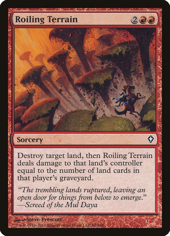 Roiling Terrain [Worldwake] | Card Merchant Takapuna