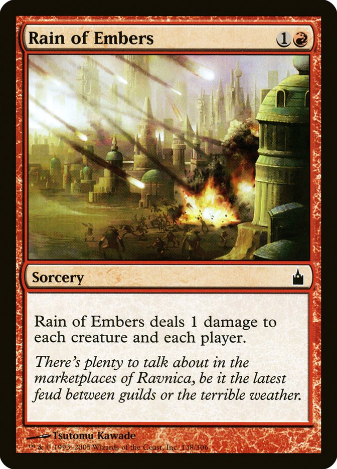 Rain of Embers [Ravnica: City of Guilds] | Card Merchant Takapuna