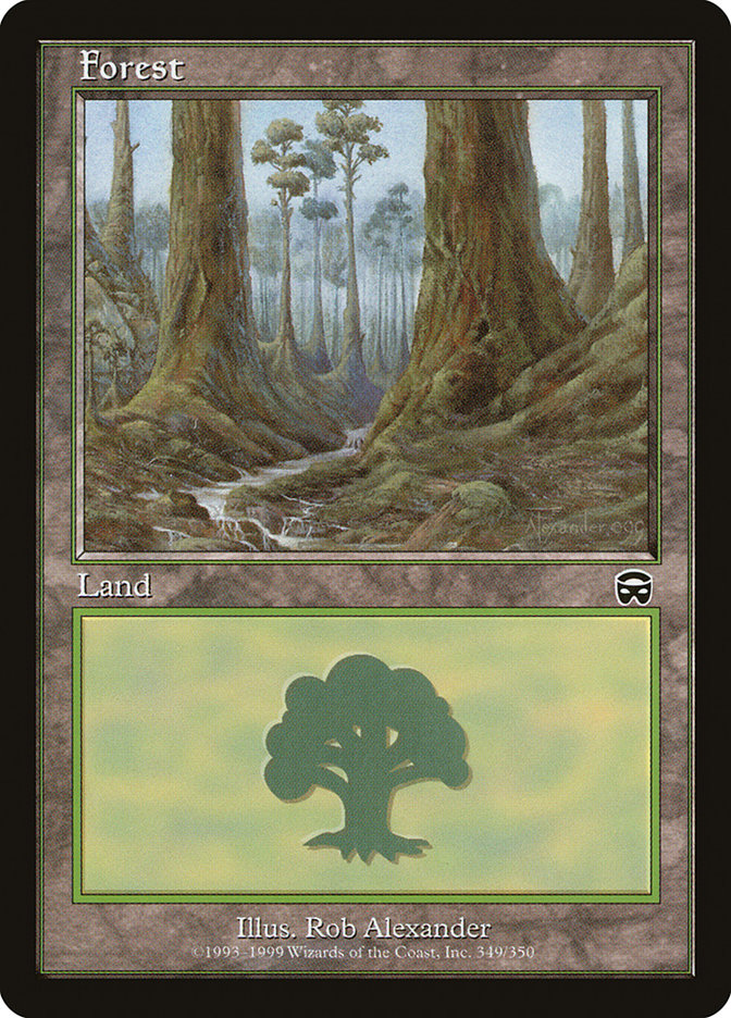 Forest (349) [Mercadian Masques] | Card Merchant Takapuna