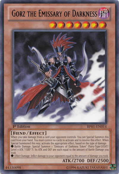 Gorz the Emissary of Darkness [BP01-EN014] Rare | Card Merchant Takapuna